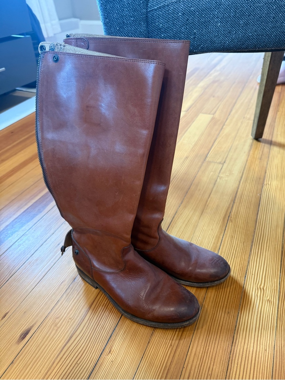 Women’s Frye Leather Riding Boots - Brown
